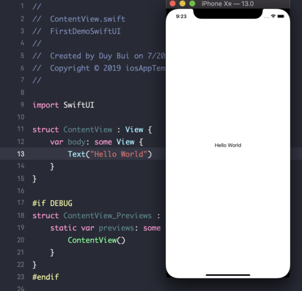content view services demo