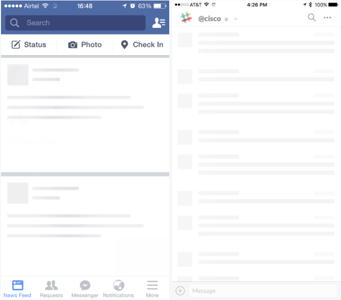 facebook-app-skeleton-views