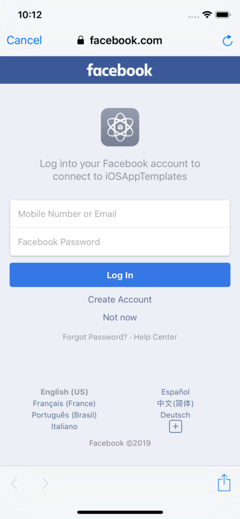 firebase facebook part