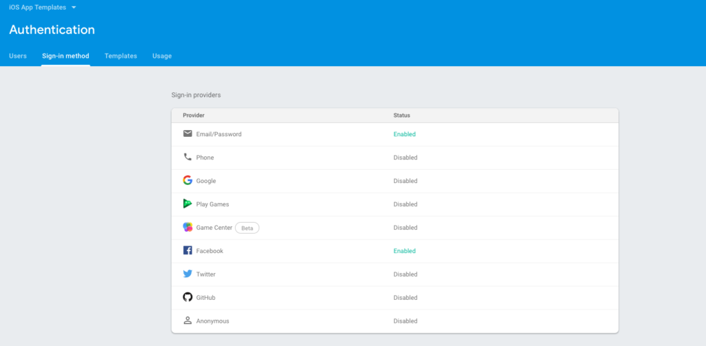 firebase facebook signin