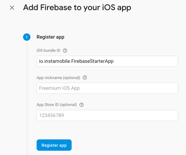 ios project firebase