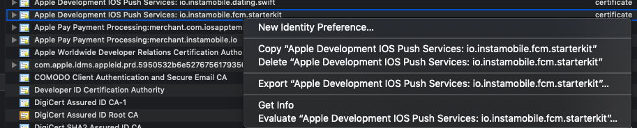 Generate an APNs certificate