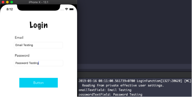 Sending data from View Controller to View Model