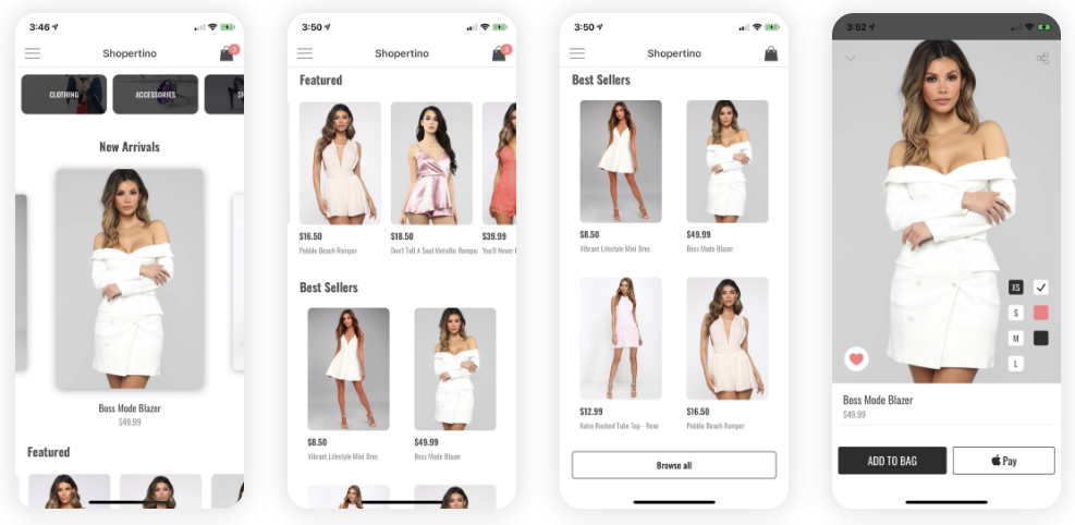 mobile app templates