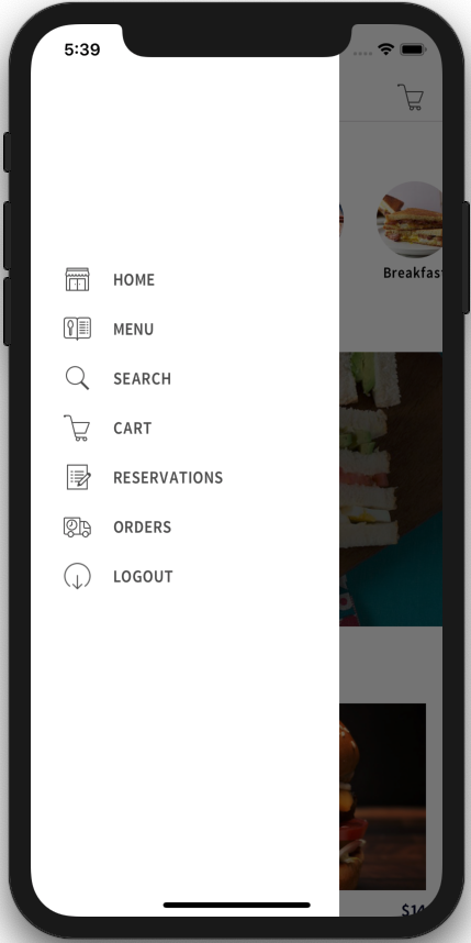 navigation drawer swiftui
