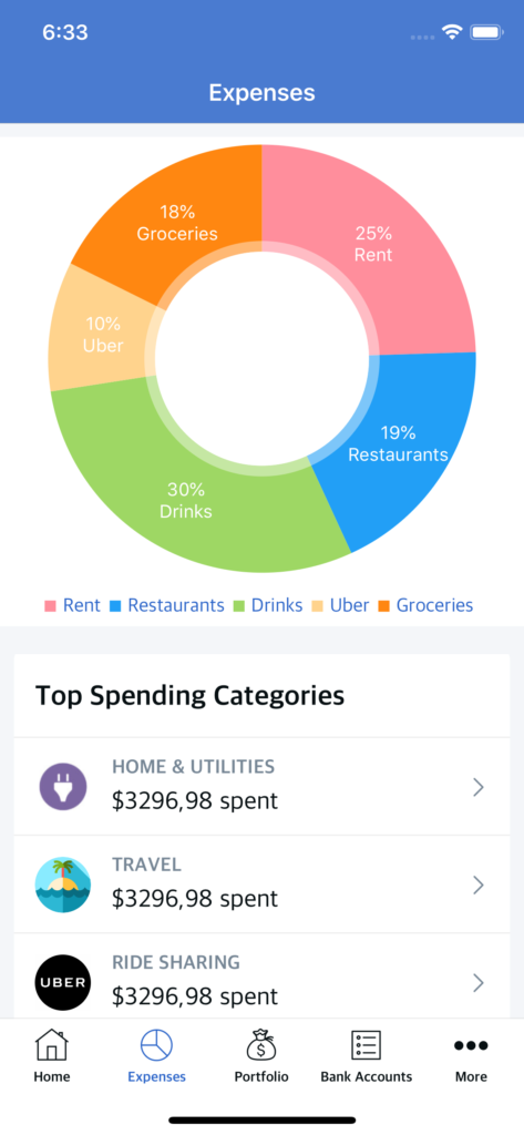 expense tracker app template