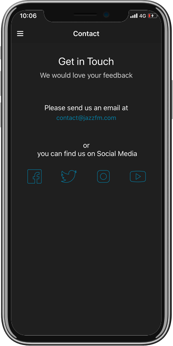 radio-app-template-contact-us-screen-blue