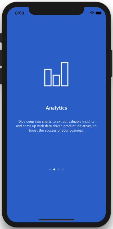 iphone dashboard ios app template walkthrough swift analytics feeds