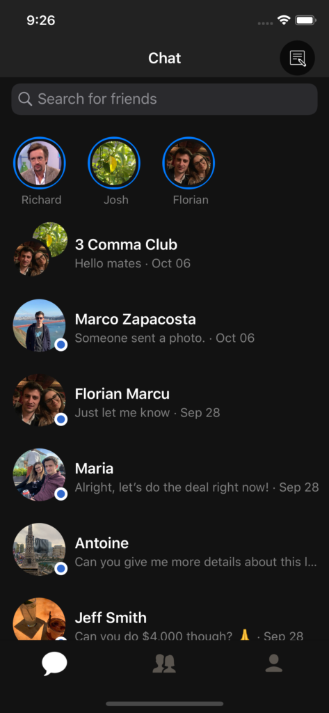 dark mode chat swift