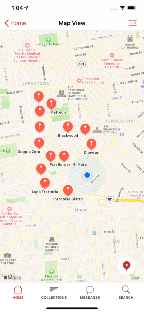 maps location app templates