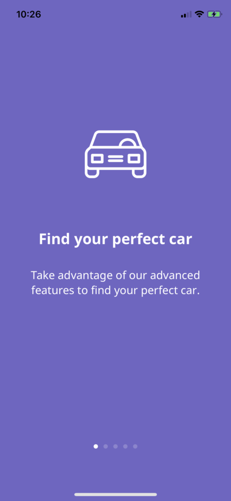 car dealership app template