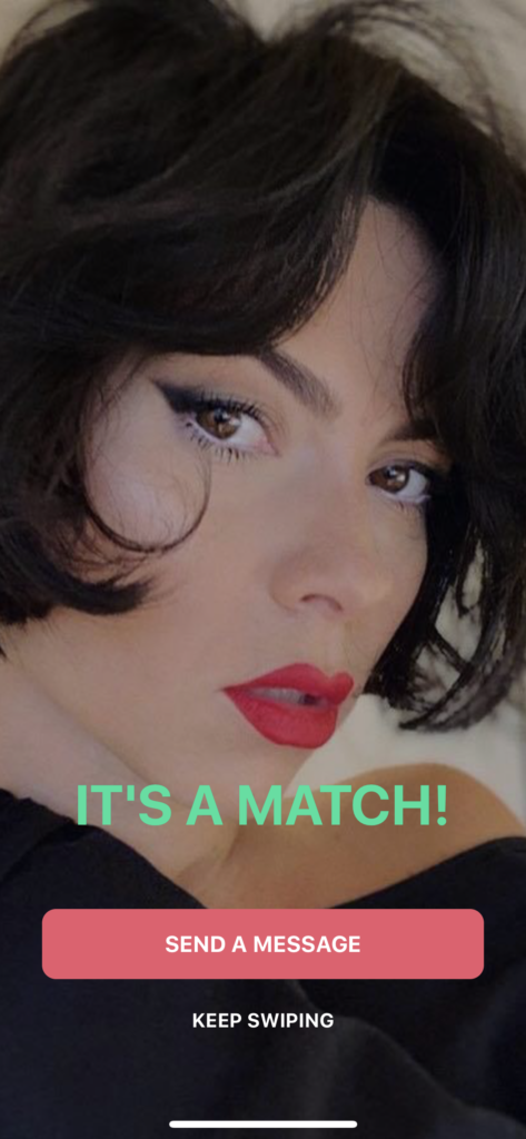 its a match dating iOS design
