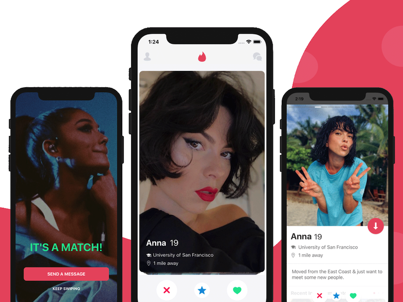 Tinder mobil dating app