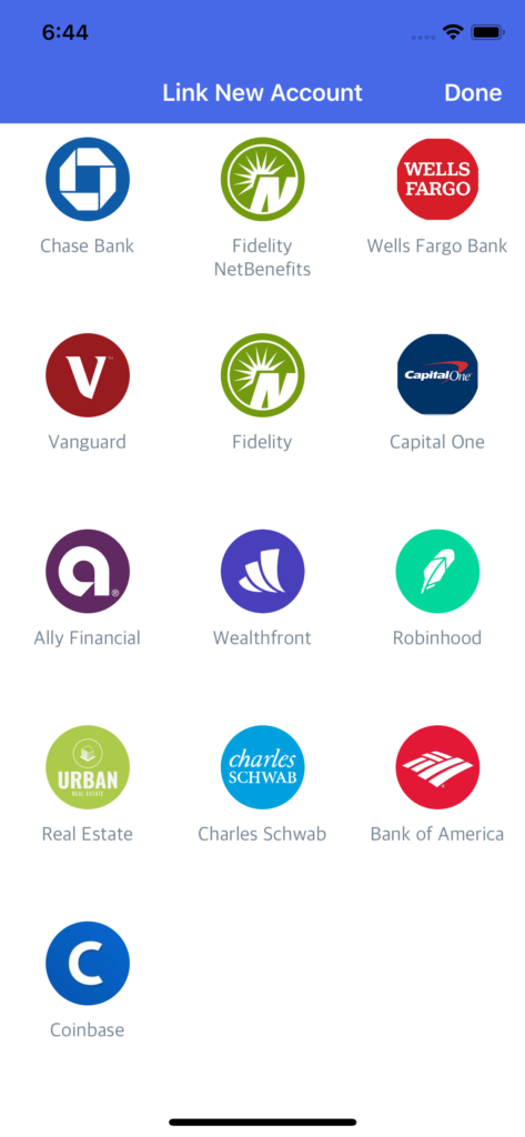 finance app templates