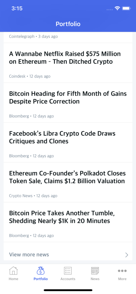 crypto news app
