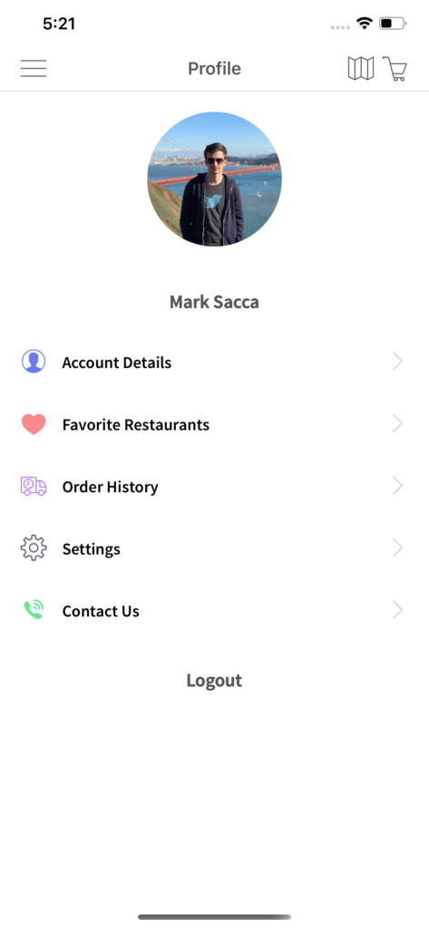 delivery app template